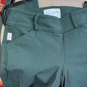 The Tailored Sportsman Dark Green Riding Pants